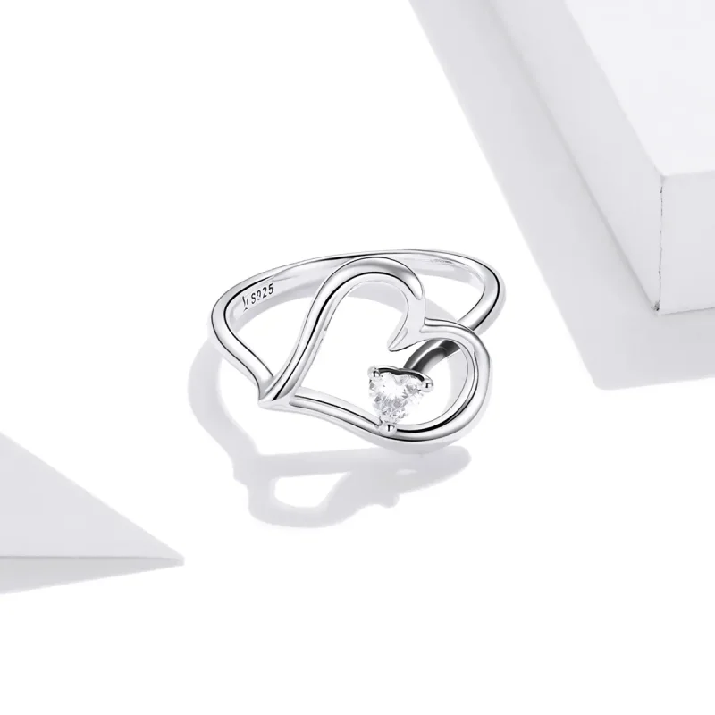 (bilde for) Pandora Style Silver Shining Wish Ring - SCR700 - Vis 4