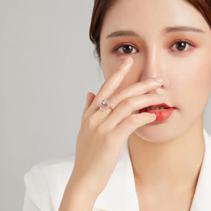 (bilde for) Pandora Style Silver Shining Wish Ring - SCR700 - Vis 5