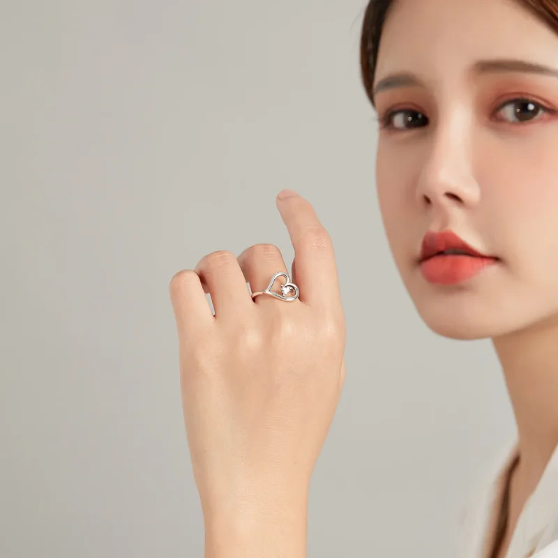 (bilde for) Pandora Style Silver Shining Wish Ring - SCR700 - Vis 7