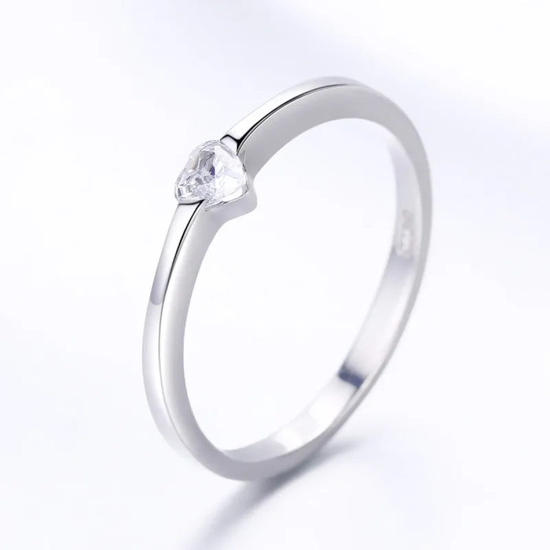 (bilde for) Pandora Style Silver Simple Grace Ring - SCR450 - Vis 2