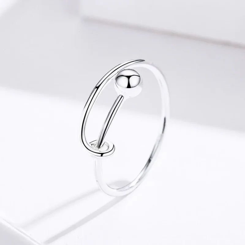 (bilde for) Pandora Style Silver Simple Ring - SCR520 - Vis 2