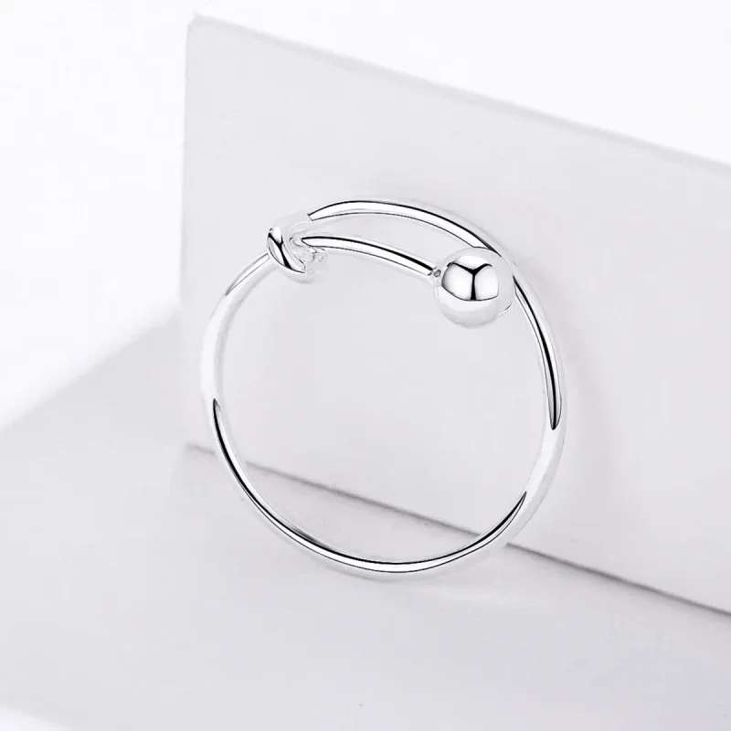 (bilde for) Pandora Style Silver Simple Ring - SCR520 - Vis 4