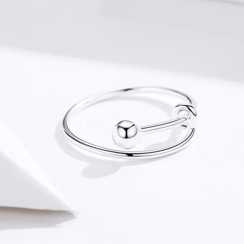 (bilde for) Pandora Style Silver Simple Ring - SCR520 - Vis 5