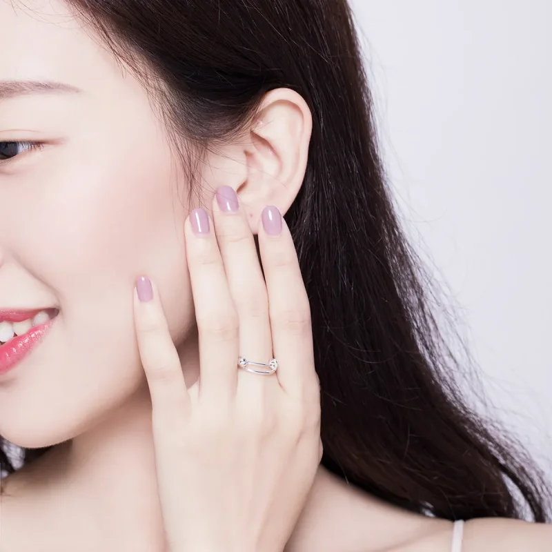 (bilde for) Pandora Style Silver Simple Ring - SCR520 - Vis 7