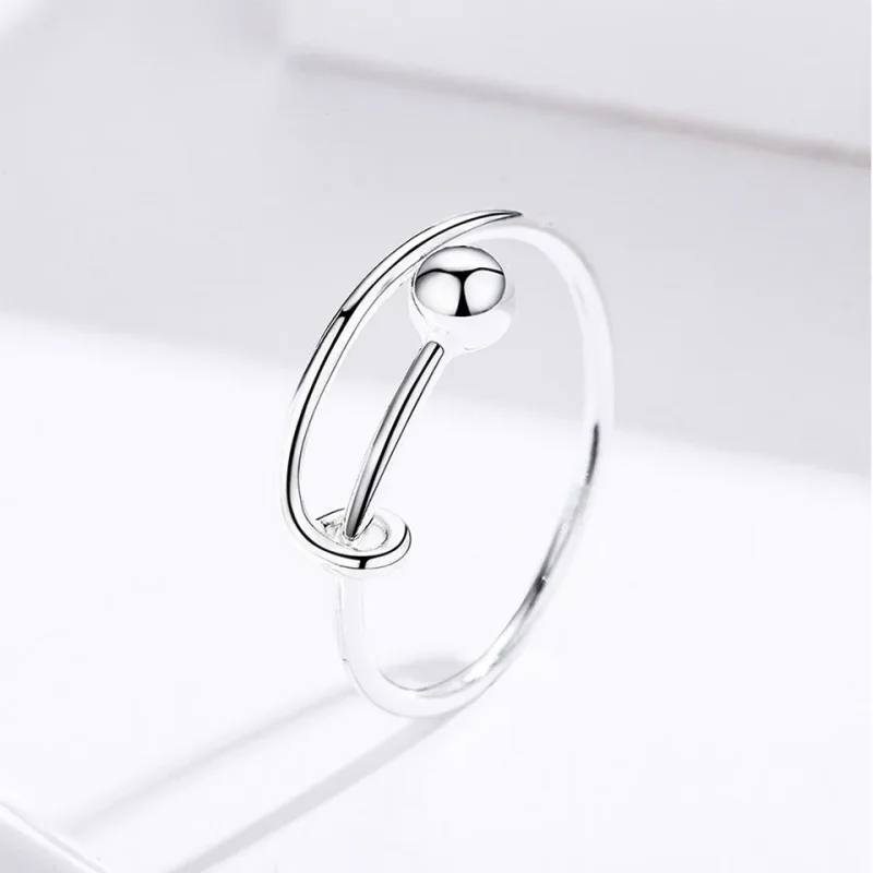 (bilde for) Pandora Style Silver Simple Ring - SCR520 - Vis 9