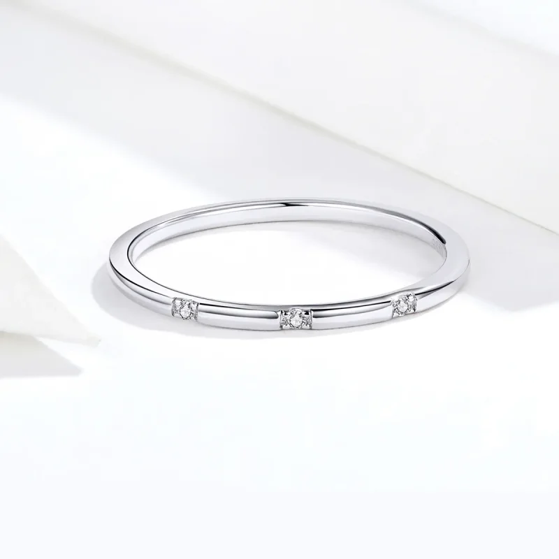 (bilde for) Pandora Style Silver Slim Ring - SCR591 - Vis 3