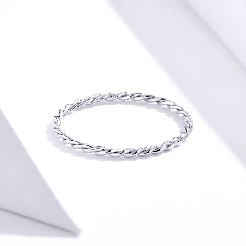 (bilde for) Pandora Style Silver Slim Ring - SCR640 - Vis 3