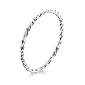 (bilde for) Pandora Style Silver Slim Ring - SCR640