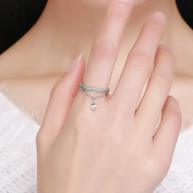 (bilde for) Pandora Style Silver Special One Ring - SCR291 - Vis 3