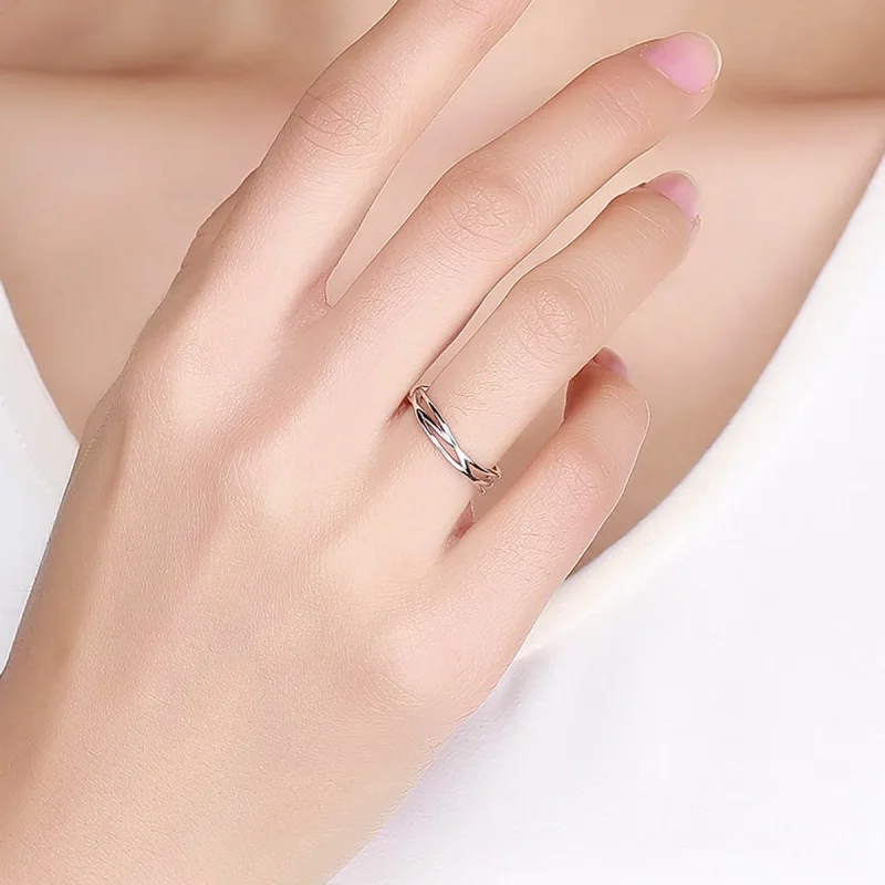(bilde for) Pandora Style Silver Time Travel Ring - SCR483 - Vis 9
