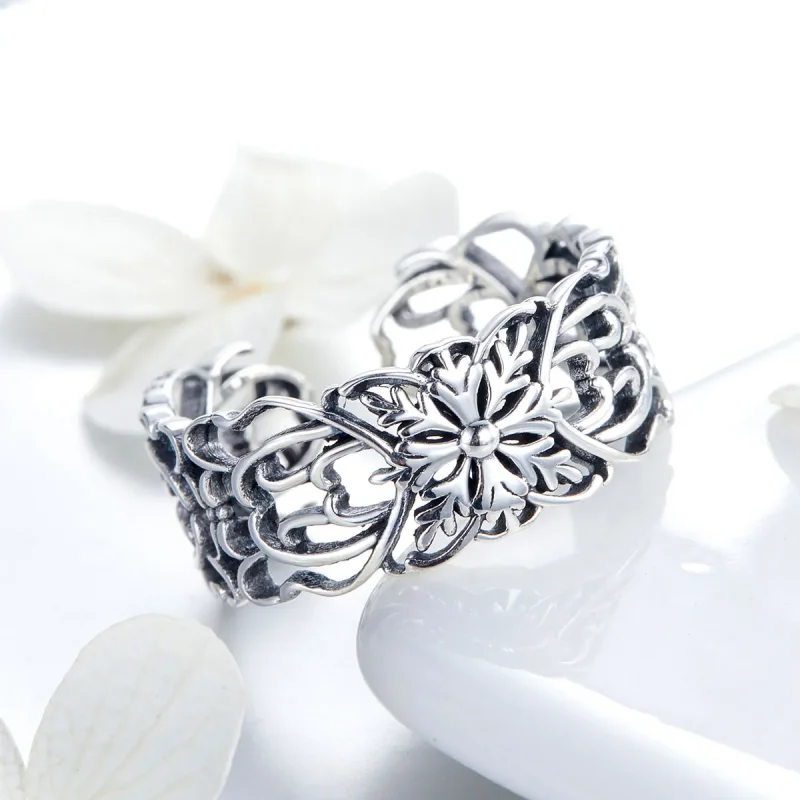(bilde for) Pandora Style Silver Vintage Ring - SCR500 - Vis 4