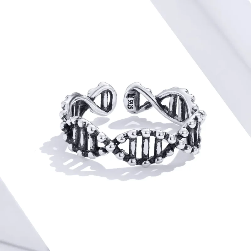 (bilde for) Pandora Style Sølv DNA Åpen Ring - SCR643 - Vis 3