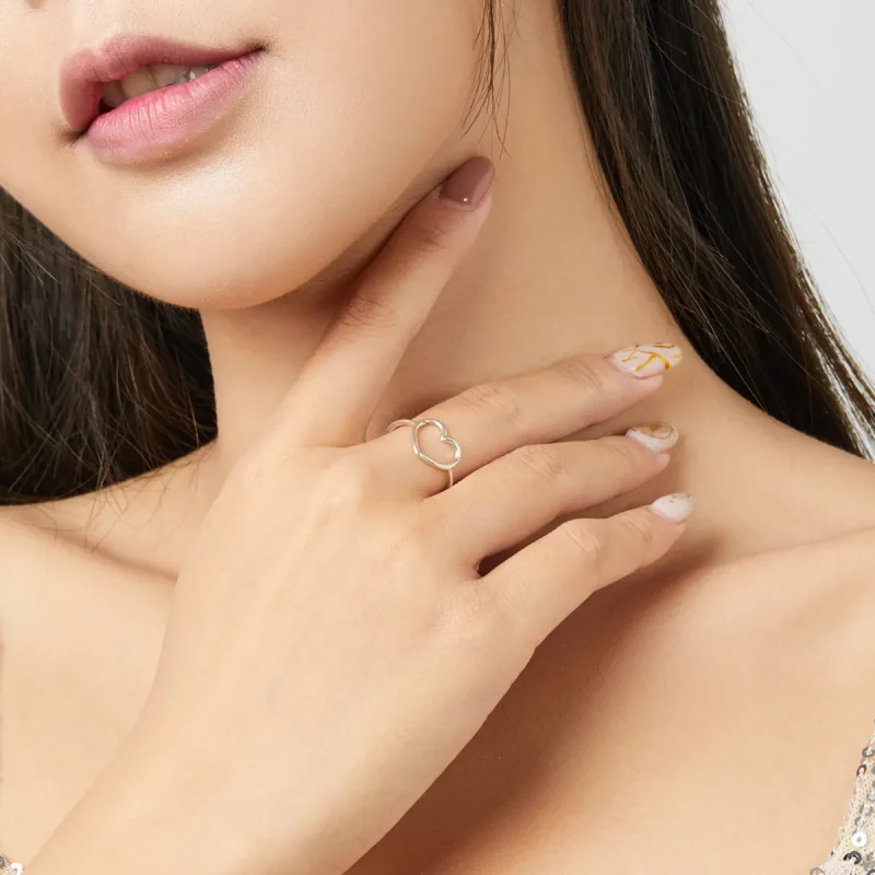 (bilde for) Pandora Style sølv hjertering - SCR641 - Vis 5