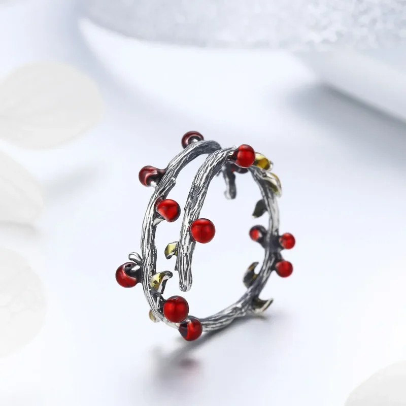 (bilde for) Pandora Style Sølv Høstfarger Ring - SCR442 - Vis 2