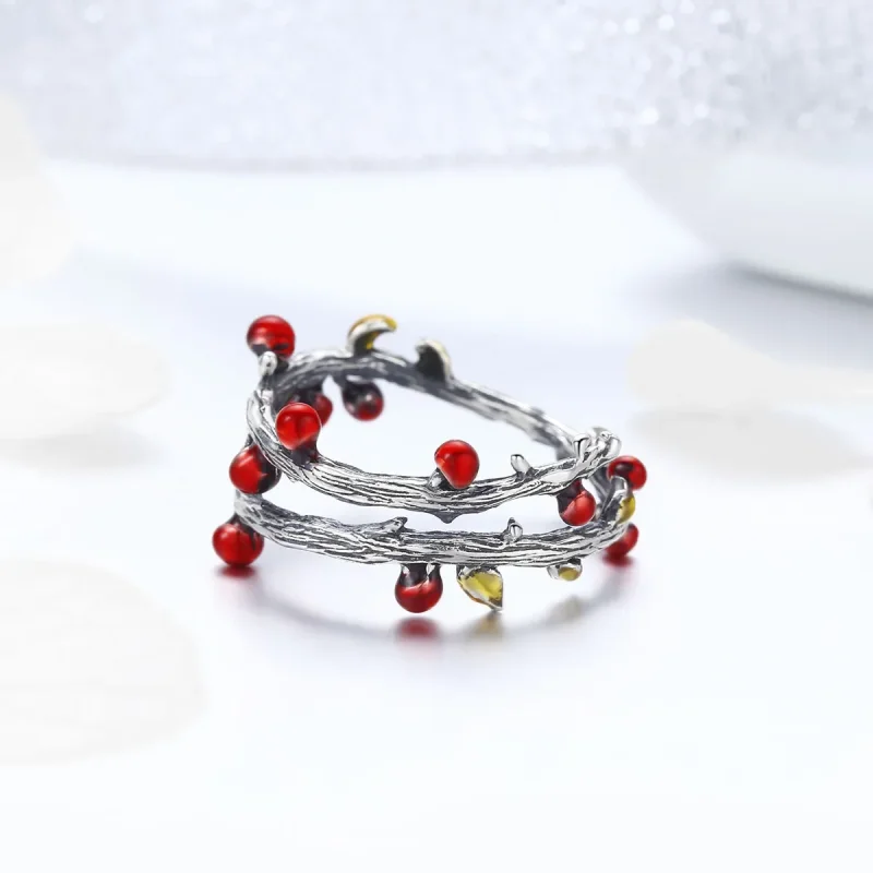 (bilde for) Pandora Style Sølv Høstfarger Ring - SCR442 - Vis 3
