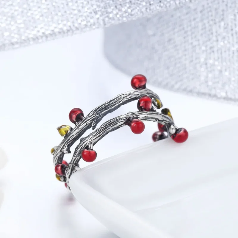 (bilde for) Pandora Style Sølv Høstfarger Ring - SCR442 - Vis 4