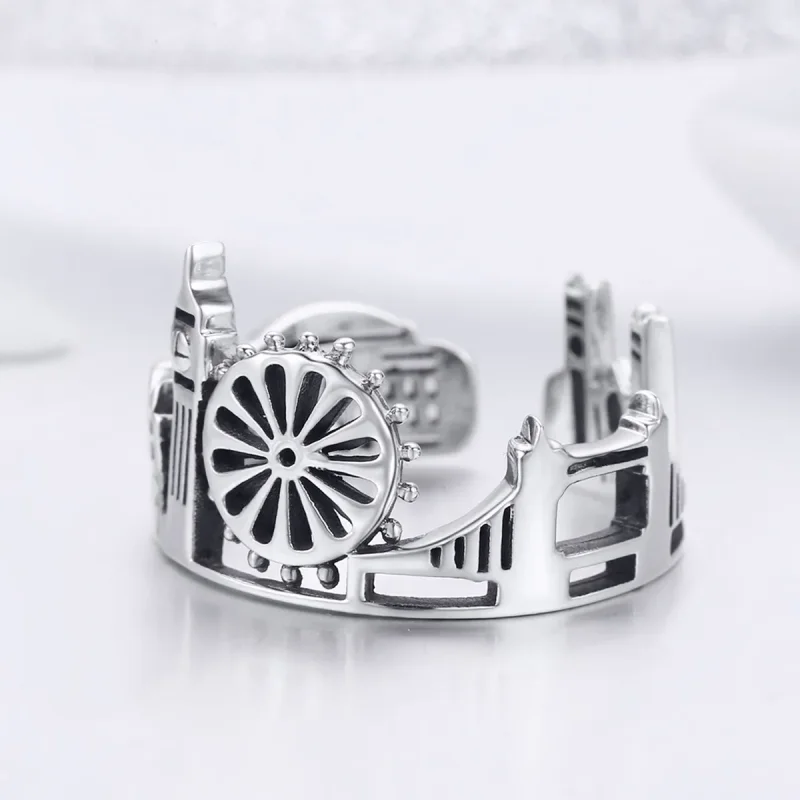 (bilde for) Pandora Style Sølv London Ring - SCR474 - Vis 4