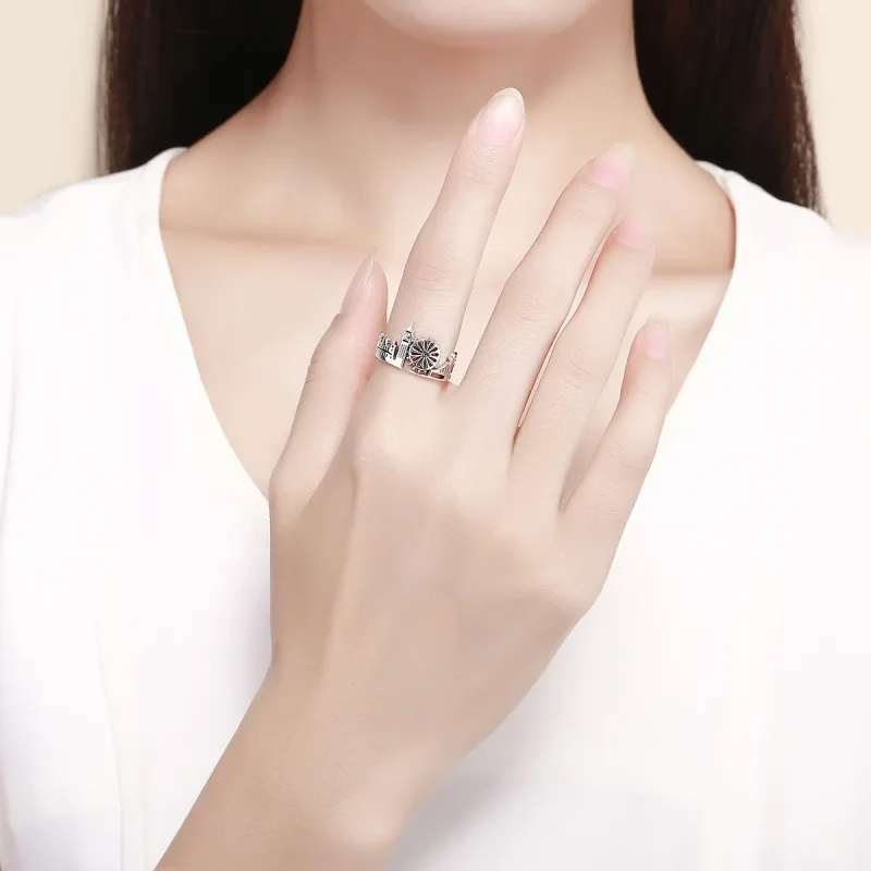 (bilde for) Pandora Style Sølv London Ring - SCR474 - Vis 5