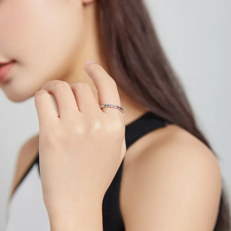 (bilde for) Pandora Style Sølv Lucky Ring - SCR714 - Vis 6
