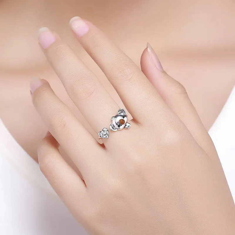(bilde for) Pandora Style Sølv Søt Fairy Ring - SCR355 - Vis 3