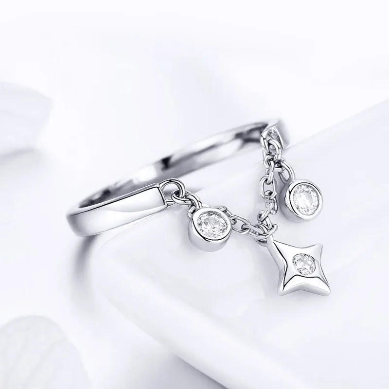 (bilde for) Pandora Style Sølv Stjernehimmel Ring - SCR408 - Vis 4