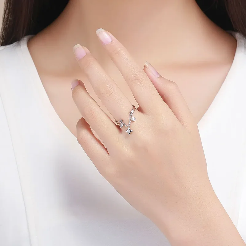 (bilde for) Pandora Style Sølv Stjernehimmel Ring - SCR408 - Vis 5