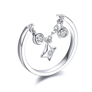 (bilde for) Pandora Style Sølv Stjernehimmel Ring - SCR408