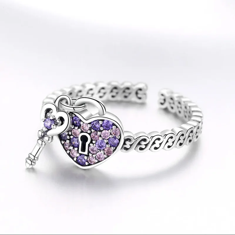 (bilde for) Pandora Style Sølv Sweet Promise Ring - SCR486 - Vis 4