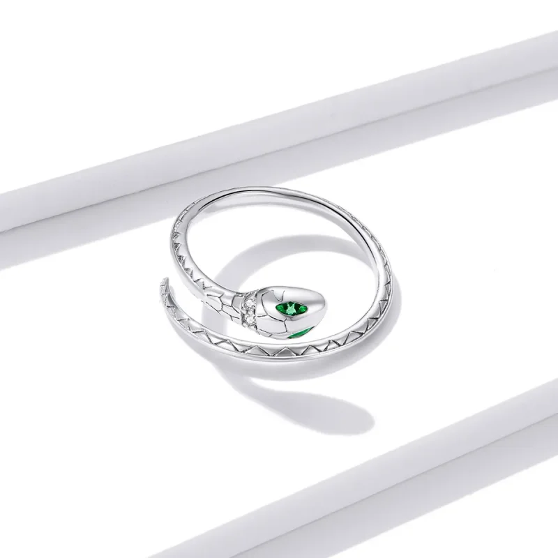 (bilde for) Pandora Style Snake Open Ring - BSR169 - Vis 3
