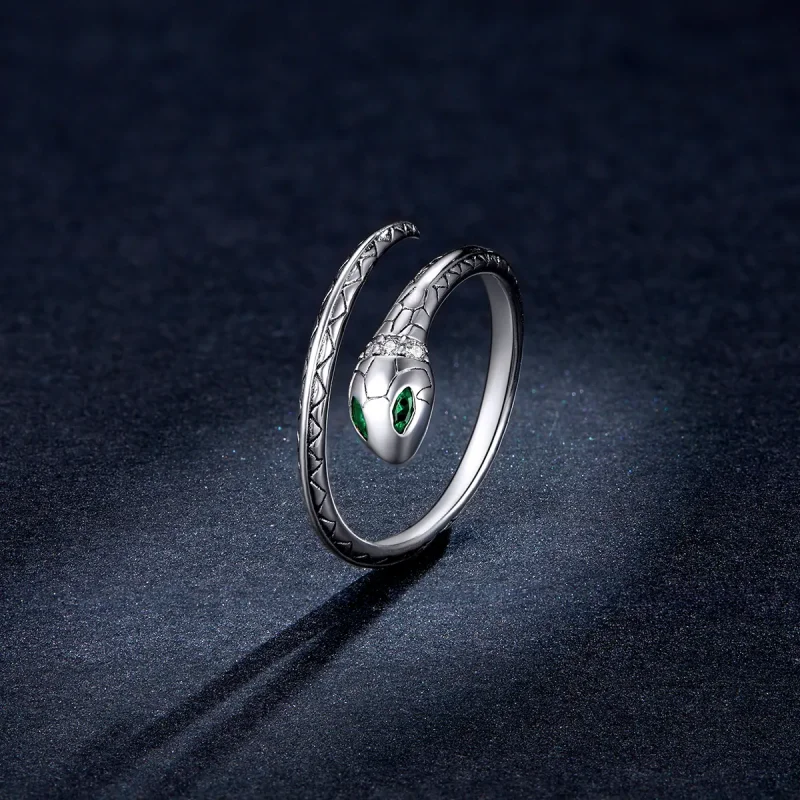 (bilde for) Pandora Style Snake Open Ring - BSR169 - Vis 5