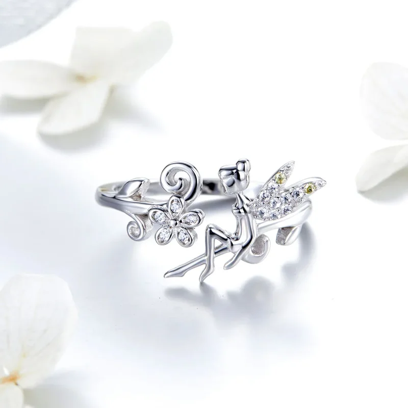 (bilde for) Pandora Style Spring Spirit Open Ring - BSR025 - Vis 3