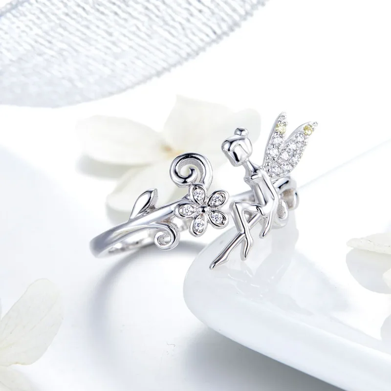 (bilde for) Pandora Style Spring Spirit Open Ring - BSR025 - Vis 4
