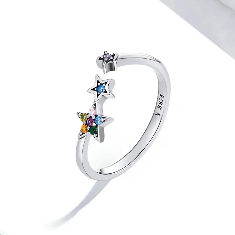 (bilde for) Pandora Style Star Open Ring - SCR769 - Vis 2