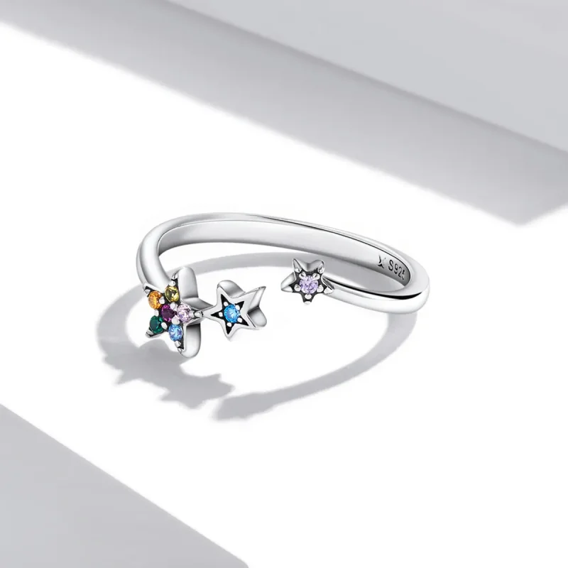 (bilde for) Pandora Style Star Open Ring - SCR769 - Vis 3