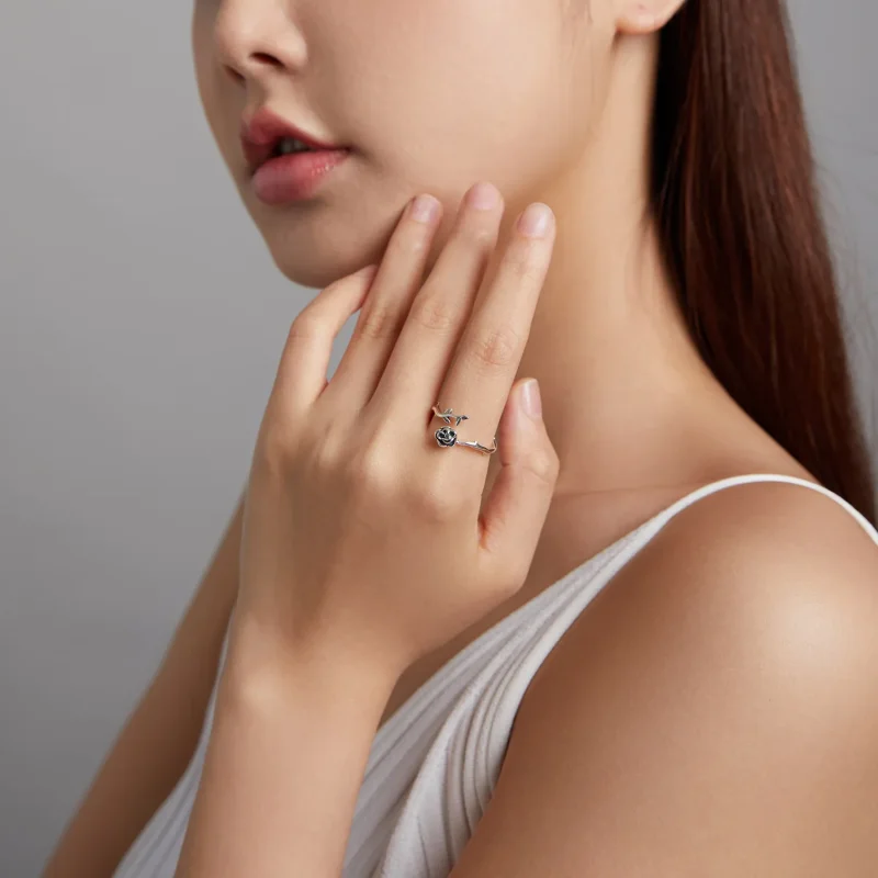 (bilde for) Pandora Style Torny Rose Åpen Ring - BSR196 - Vis 7