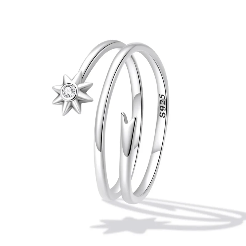 (bilde for) Pandora Style Wishing Meteor Open Ring - SCR810 - Vis 2