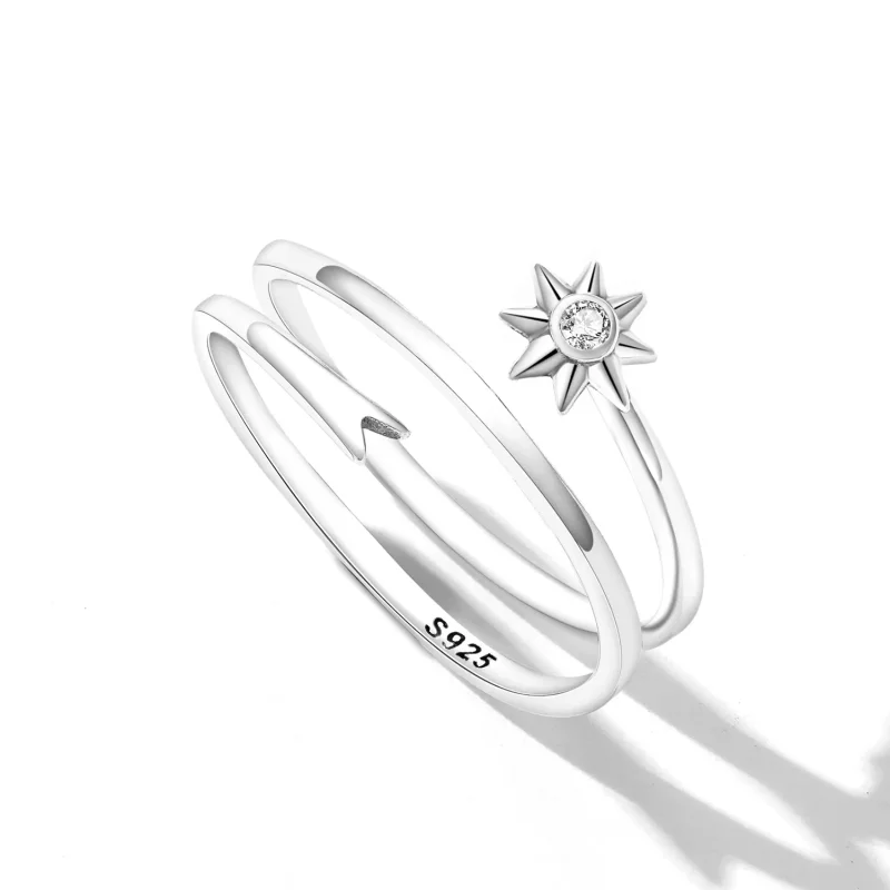 (bilde for) Pandora Style Wishing Meteor Open Ring - SCR810 - Vis 3