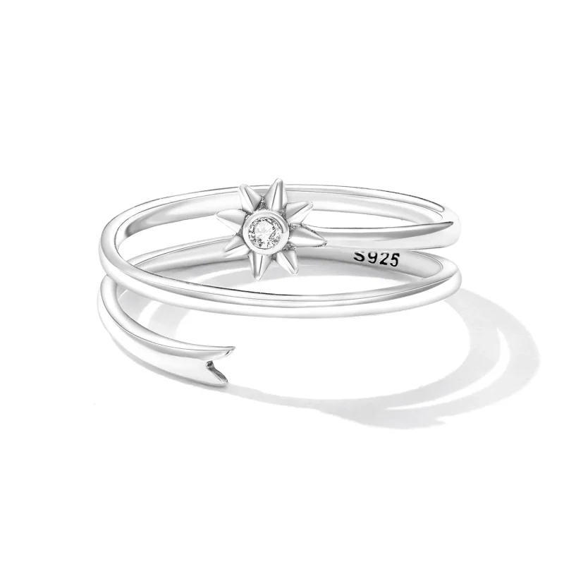 (bilde for) Pandora Style Wishing Meteor Open Ring - SCR810 - Vis 4