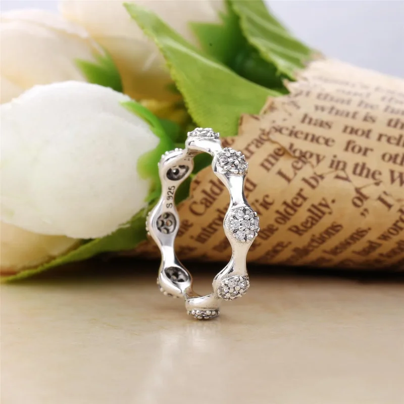 (bilde for) Modern LovePods PANDORA Rose ring with clear cubic zirconia - 187295CZ - Vis 3