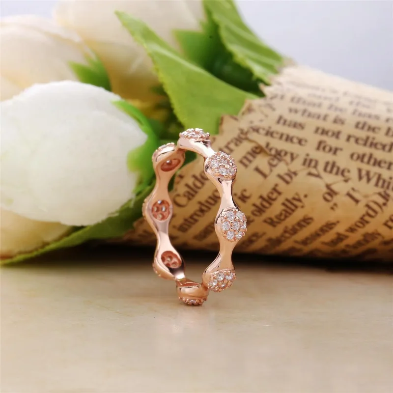 (bilde for) Modern LovePods PANDORA Rose ring with clear cubic zirconia - 187295CZ - Vis 4