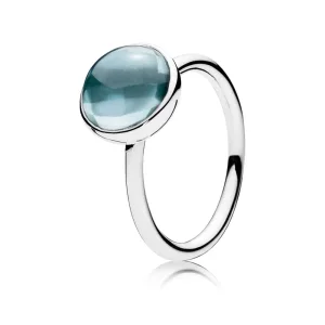 (bilde for) Pandora Aqua Blue Poetic Droplet - 190982NAB