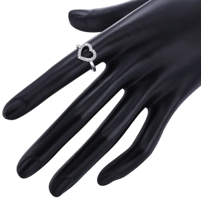 (bilde for) Pandora Captured Heart - 190861CZ - Vis 3