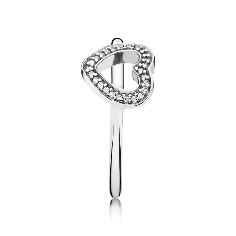 (bilde for) Pandora Captured Heart - 190861CZ - Vis 4