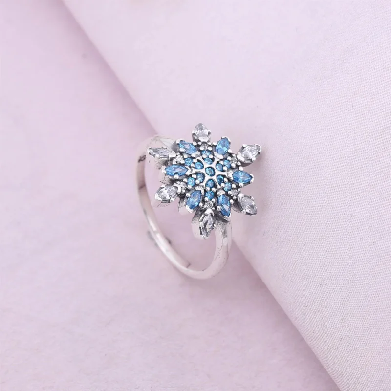 (bilde for) Pandora Crystallised Snowflake - 190969NBLMX - Vis 2