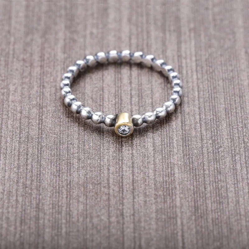 (bilde for) Pandora Evening Star, Silver ring, 14k, 0.03ct TW h/vs diamond - 190214D - Vis 3