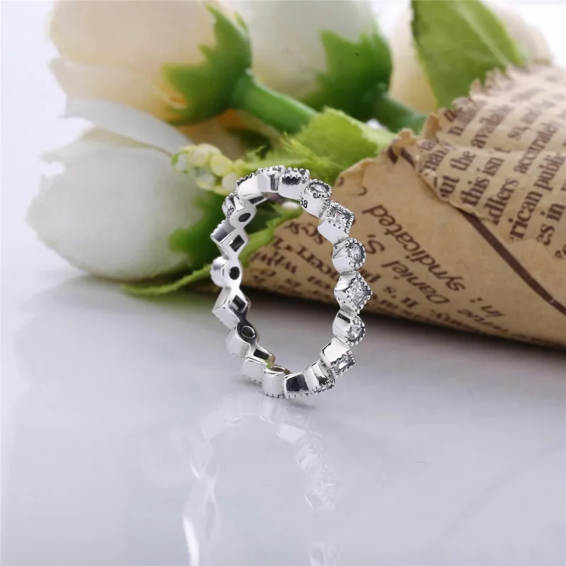 (bilde for) Pandora Forlokkende briljant prinsesse, ring - 190943CZ - Vis 2