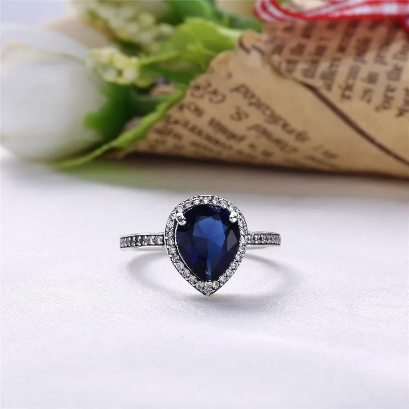 (bilde for) Pandora Funklende Tåreformet Ring - 196251CZ - Vis 4