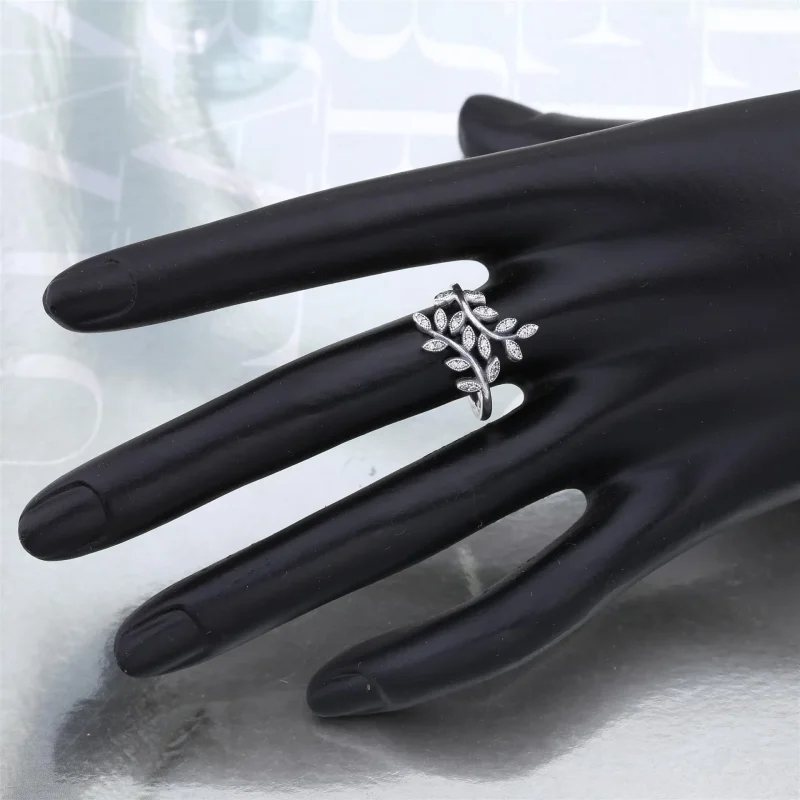 (bilde for) Pandora Glitrende blader - 190921CZ - Vis 4