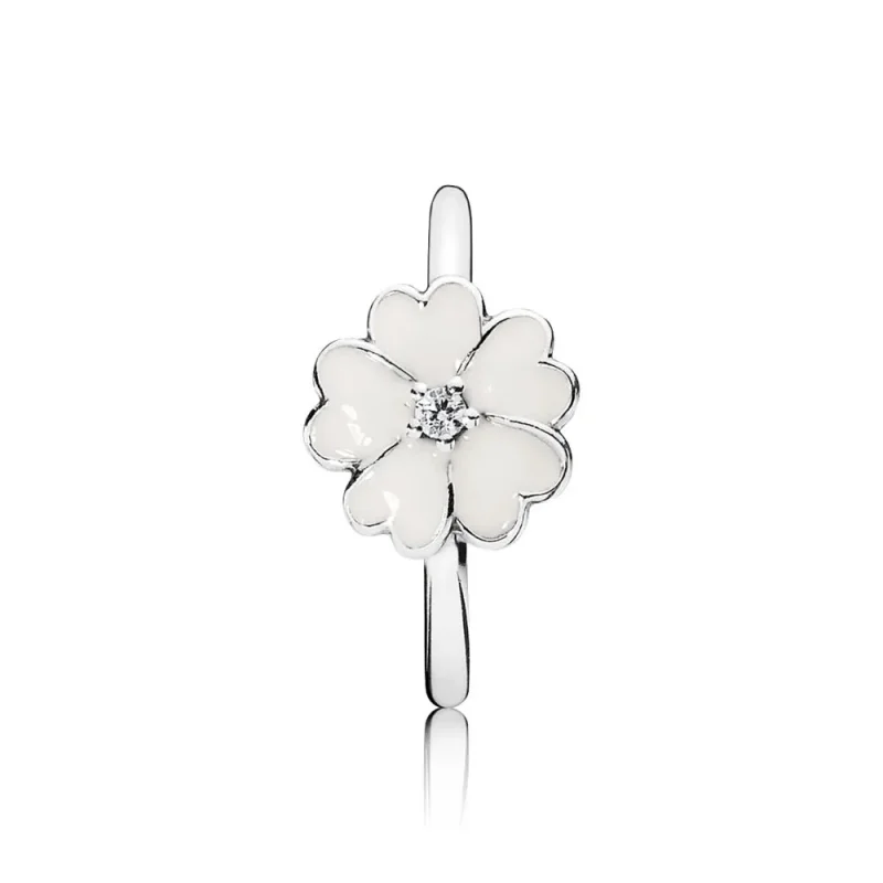 (bilde for) Pandora Hvit nøkleblom, ring - 190931EN12 - Vis 2