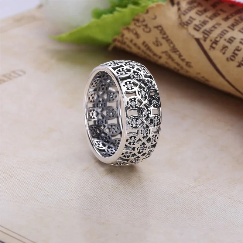 (bilde for) Pandora Intrikat sprinklerbånd, ring - 190955CZ - Vis 3